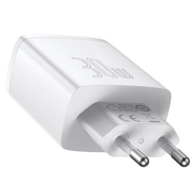 СЗУ Baseus Compact Quick Charger 30W QC+PD (2USB-A/1C) (CCXJ-E)