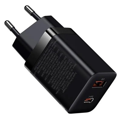 СЗУ Baseus Super Si Pro Quick Charger 30W (1USB-A/1C) (CCSUPP-E)