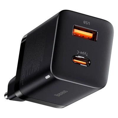 СЗУ Baseus Super Si Pro Quick Charger 30W (1USB-A/1C) (CCSUPP-E)