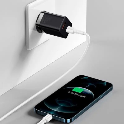 СЗУ Baseus Super Si Pro Quick Charger 30W (1USB-A/1C) (CCSUPP-E)