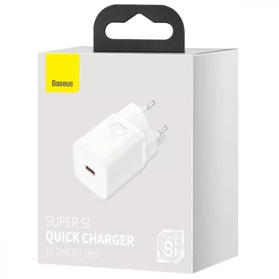 СЗУ Baseus Super Si Quick Charger 25W (1USB-C) (CCSP)