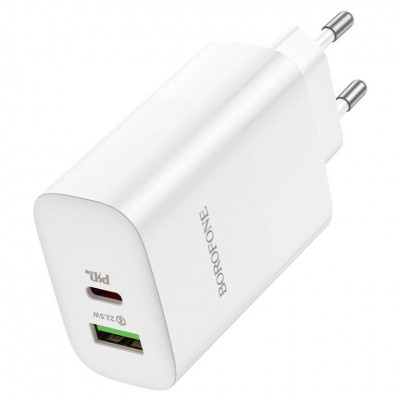 СЗУ Borofone BN10 Sunlight PD65W (1USB-A/1C)
