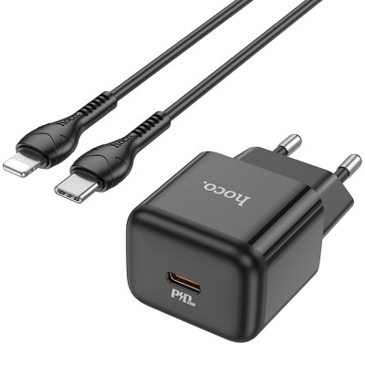 СЗУ Hoco N32 Glory PD30W (1USB-C) + кабельType-C to Lightning