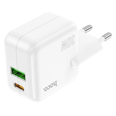 СЗУ Hoco C111A PD 30W+QC3.0 (1USB-A/1C)