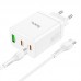 СЗУ Hoco N33 Start PD35W (1USB-A/2C) + кабель Type-C to Type-C