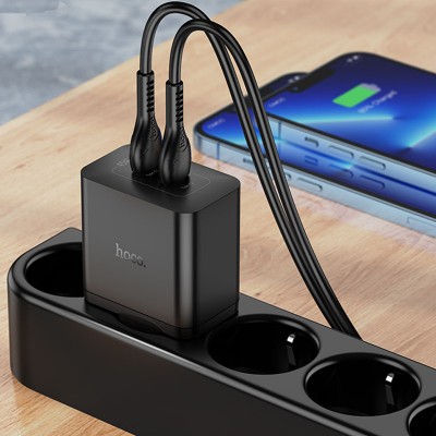 СЗУ Hoco N35 Streamer PD45W (2USB-C)