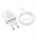 СЗУ Hoco C80A Plus Rapido PD20W+QC3.0 (1USB-A/1C) + кабель Type-C to Type-C