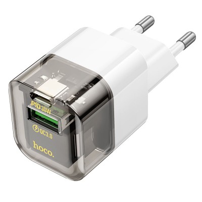 СЗУ Hoco C131A Platium PD30W+QC3.0 (1USB-A/1C)