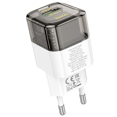 СЗУ Hoco C131A Platium PD30W+QC3.0 (1USB-A/1C)