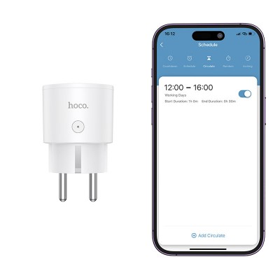 СЗУ Hoco AC16 Veloz smart socket