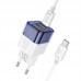 СЗУ Hoco C125A Transparent PD20W (1USB-C) + кабель Type-C to Type-C
