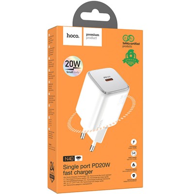 СЗУ Hoco N40 Mighty PD20W (1USB-C)