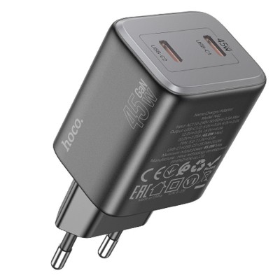 СЗУ Hoco N42 Elogiado PD45W (2USB-C)