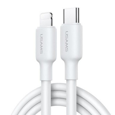 СЗУ Usams US-CC186 PD30W (1USB-C) + кабель Type-C to Lightning
