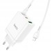 СЗУ Hoco N33 Start PD35W (1USB-A/2C) + кабель Type-C to Lightning