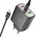 СЗУ Hoco CS44A Smart PD65W (1USB-A/2С) + кабель Type-C to Type-C
