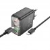 СЗУ Hoco CS44A Smart PD65W (1USB-A/2С) + кабель Type-C to Type-C