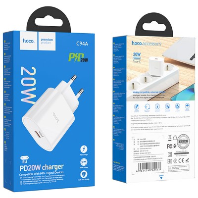 СЗУ Hoco C94A Metro PD20W (1USB-C)