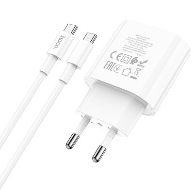 СЗУ Hoco C94A Metro PD20W (1USB-C) + кабель Type-C to Type-C
