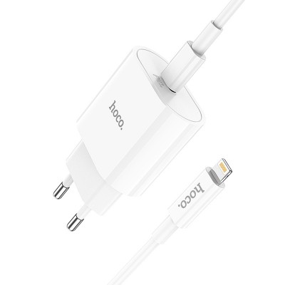 СЗУ Hoco C94A Metro PD20W (1USB-C) + кабель Type-C to Lightning