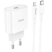 СЗУ Hoco C94A Metro PD20W (1USB-C) + кабель Type-C to Lightning