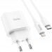СЗУ Hoco C94A Metro PD20W (1USB-C) + кабель Type-C to Lightning