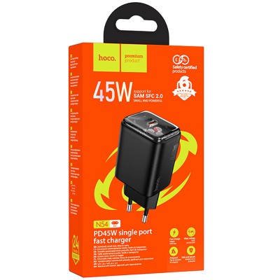 СЗУ Hoco N54 Monsoon PD45W (1USB-C)