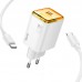 СЗУ Hoco N54 Monsoon PD45W (1USB-C) + кабель Type-C to Type-C