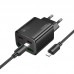 СЗУ Hoco N55 Fundador PD20W four-port (2USB-A/2C) + кабель Type-C to Lightning