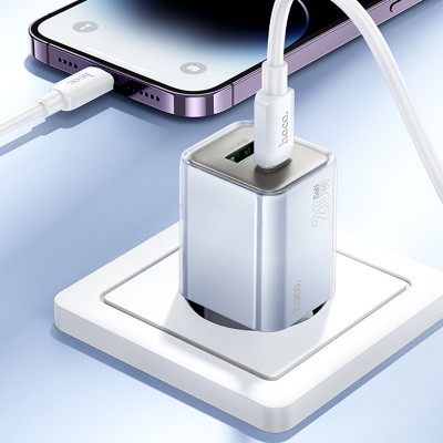 СЗУ Hoco N46 Glorious PD20W+QC3.0 (1USB-A/1C)