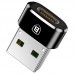 Переходник Baseus USB Male To Type-C Female Adapter Converter 3A (CAAOTG-01)