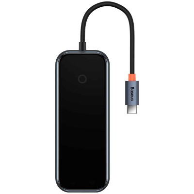 Переходник Baseus Hub AcmeJoy 4-Port Type-C (USB3.0*3+Type-C PD&Data*1) (WKJZ)