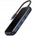 Переходник Baseus Hub AcmeJoy 5-Port Type-C (HDMI*1+USB3.0*2+USB2.0*1+Type-C PD&Data*1) (WKJZ)