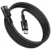 Переходник Hoco U107 Type-C male to Type-C female USB2.0 (1.2m)
