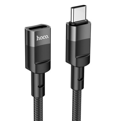 Переходник Hoco U107 Type-C male to Type-C female USB2.0 (1.2m)