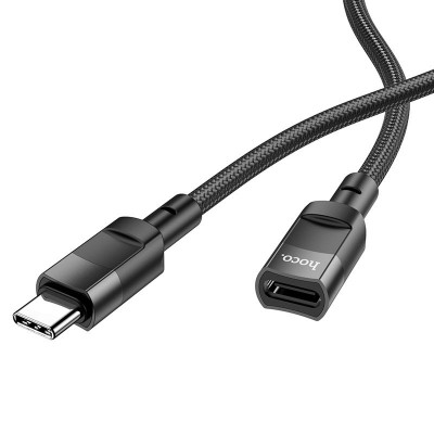 Переходник Hoco U107 Type-C male to Type-C female USB2.0 (1.2m)