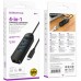 Переходник Borofone DH6 Erudite 4in1 Gigabit Ethernet (Type-C to USB3.0*3+RJ45) (0.2m)