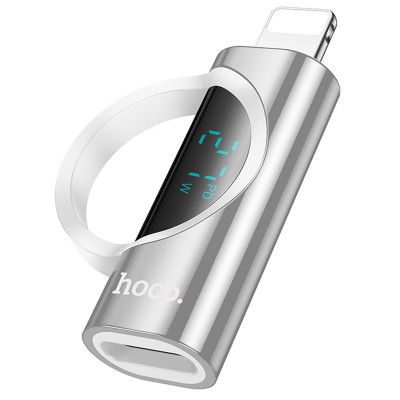 Переходник Hoco UA32B Lightning male to Type-C female display adapter