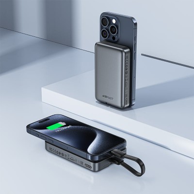 Портативное ЗУ Power Bank Acefast M10 PD30W с БЗУ 10000 mAh