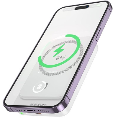 Портативное ЗУ Power Bank BOROFONE BJ63A Nimble PD20W с БЗУ 10000 mAh