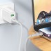 Дата кабель Hoco U120 Transparent explore intelligent power-off PD 27W Type-C to Lightning (1.2m)