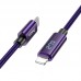 Дата кабель Hoco U125 Benefit 27W Type-C to Lightning with display (1.2m)