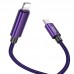 Дата кабель Hoco U125 Benefit 27W Type-C to Lightning with display (1.2m)