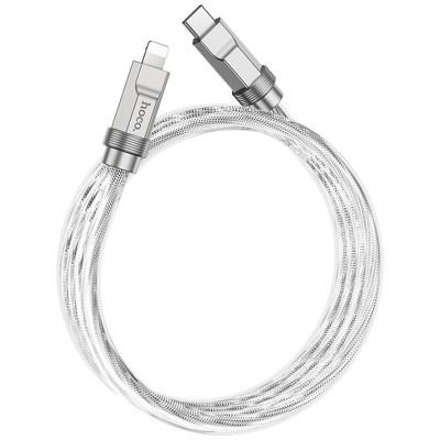 Дата кабель Hoco U113 Solid 20W Type-C to Lightning (1m)