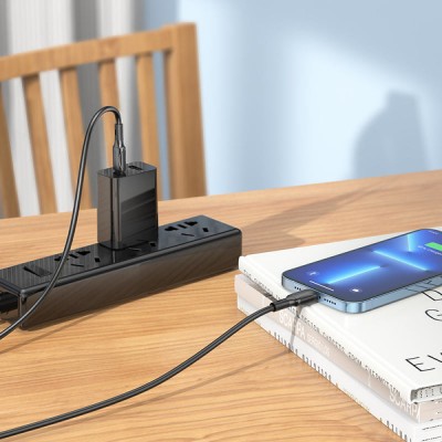 Дата кабель Borofone BX80 Succeed Type-C to Lightning 20W (1m)