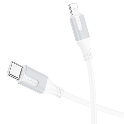 Дата кабель Borofone BX101 Creator 27W Type-C to Lightning (1m)