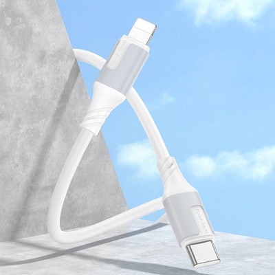 Дата кабель Borofone BX101 Creator 27W Type-C to Lightning (1m)