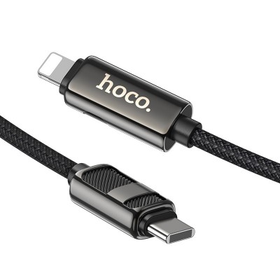 Дата кабель Hoco U137 Line with display Type-C to Lightning 27W (1.2m)