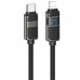 Дата кабель Hoco U137 Line with display Type-C to Lightning 27W (1.2m)