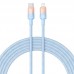 Дата кабель Baseus Discolor Series Fast Charging Type-C to Lightning 20W (2m) (P10374901)